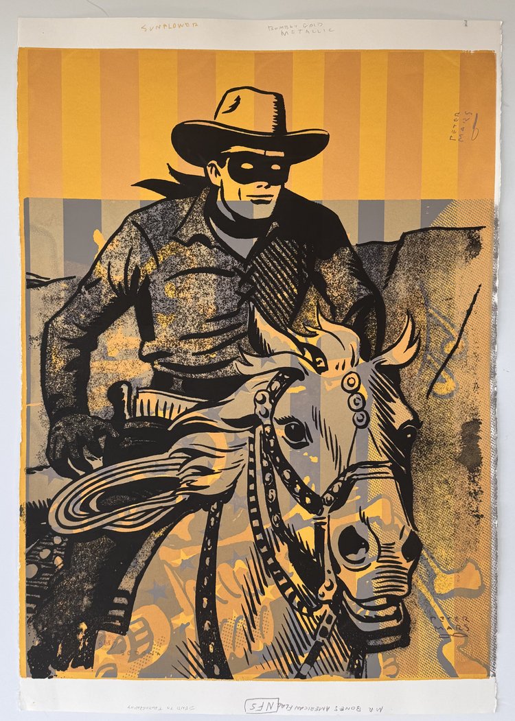 Lone Ranger Western Pop Art — Peter Mars